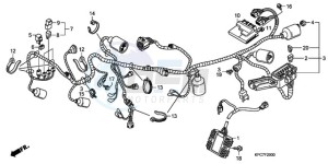 XL125VA E / MKH drawing WIRE HARNESS