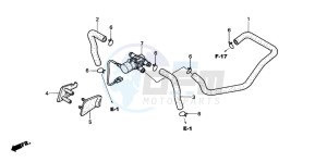 CB900F CB900F drawing AIR INJECTION CONTROL VALVE