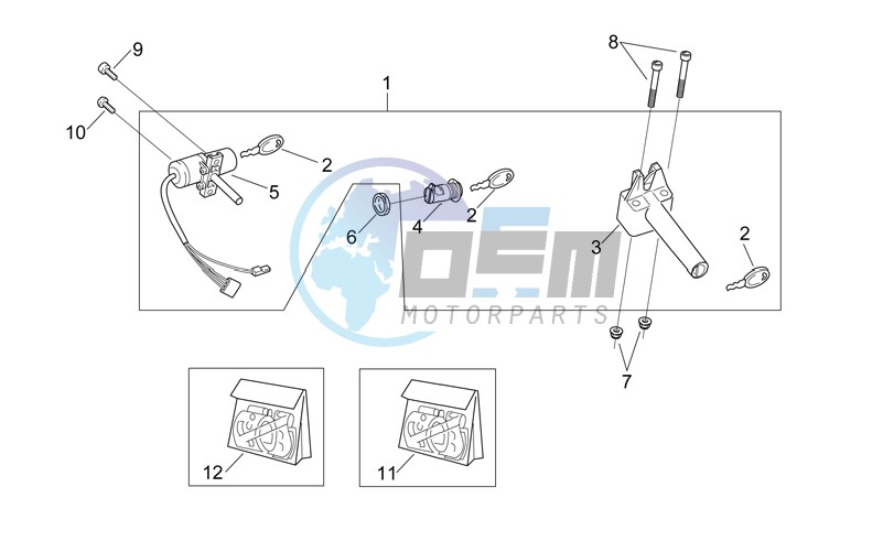 Decal and Lock hardware kit