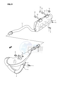 LT250R (E1) drawing MUFFLER