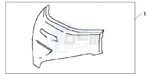 GL18009 Australia - (U) drawing CHROME GARNISH,SC