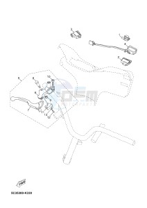 YN50FU NEO'S 4 UBS (2ACH) drawing HANDLE SWITCH & LEVER