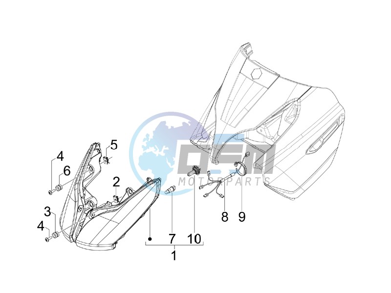 Head lamp - Turn signal lamps