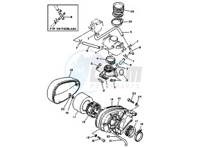 XV S VIRAGO 250 drawing INTAKE