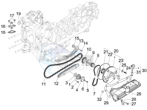 LX 150 4T ie E3 drawing Oil pump