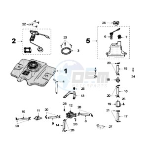 FIGHT 3 A drawing TANK AND FUEL PUMP