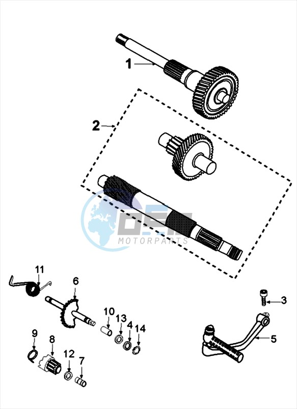 DRIVE SHAFTS / KICKSTARTER