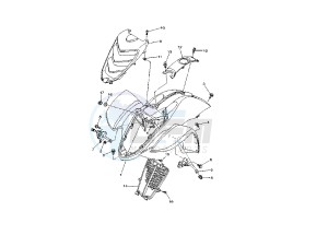 ATV 660 drawing FRONT FENDER