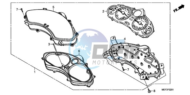 SPEEDOMETER (FJS400D9/FJS 400A)