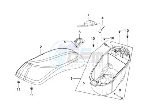 MIO 100 drawing BUDDYSEAT - HELMET BOX