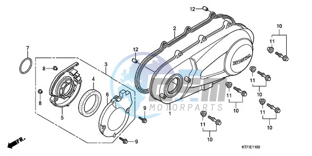 LEFT CRANKCASE COVER