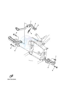 YFM700R YFM70RSSK (2LSV) drawing STAND & FOOTREST