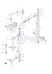 DF 70A drawing Fuel Injector