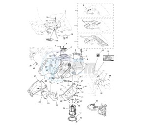 XT Z TENERE 660 drawing FUEL TANK