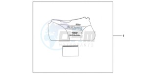 CBR1000RRA BR drawing INDOOR BODY COVER