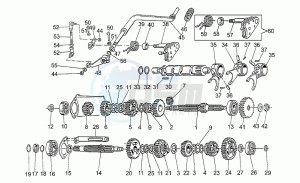 750 X Polizia - PA 2A Serie Polizia/PA 2A Serie drawing Gear box