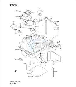 AN400Z drawing FUEL TANK (AN400L1 E19)