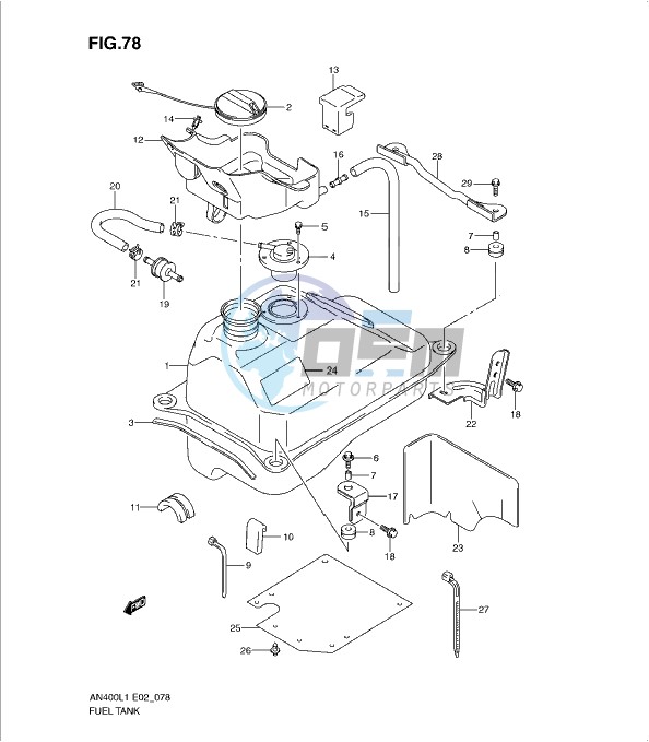 FUEL TANK (AN400L1 E19)