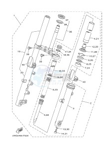 MTN-320-A MT-03 (B082 B083) drawing FRONT FORK