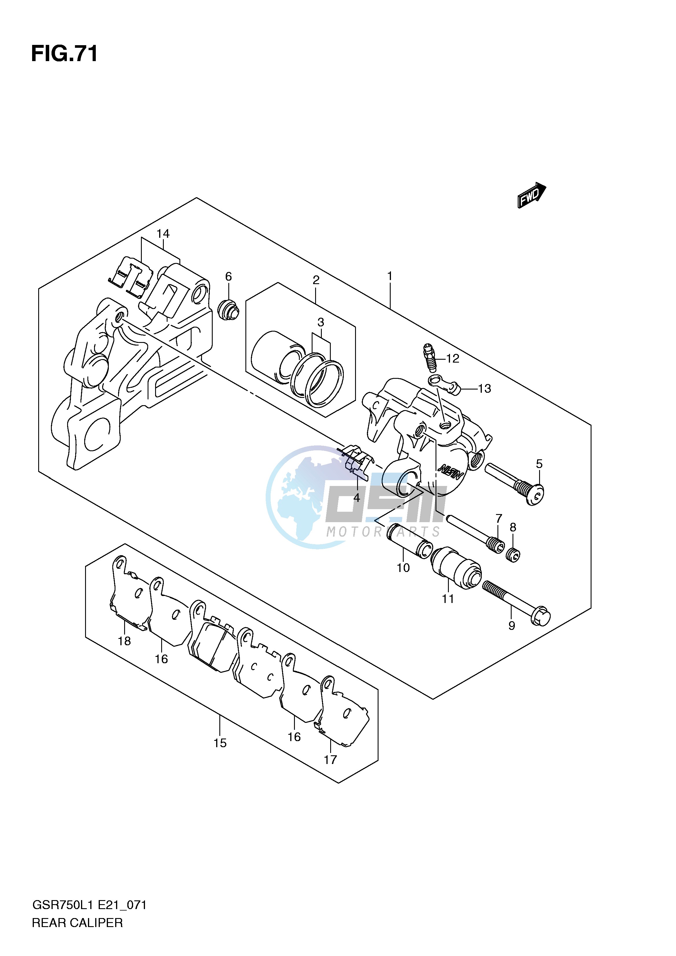 REAR CALIPER