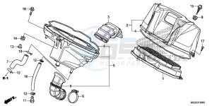 NC700SDC drawing AIR CLEANER