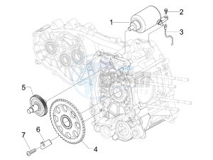 Beverly 300 RST 4T 4V ie E3 drawing Starter - Electric starter