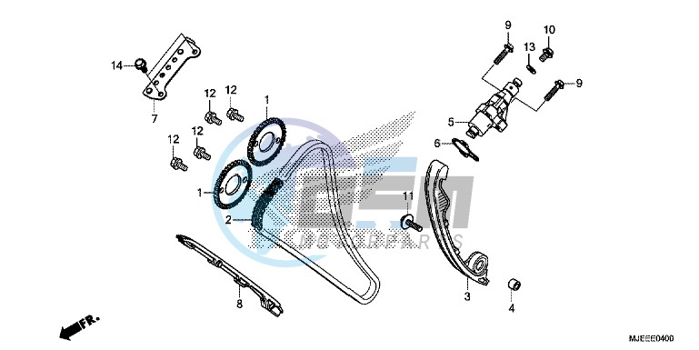 CAM CHAIN/ TENSIONER