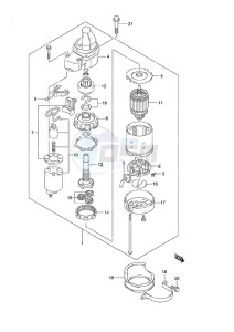 DF 60A drawing Starting Motor