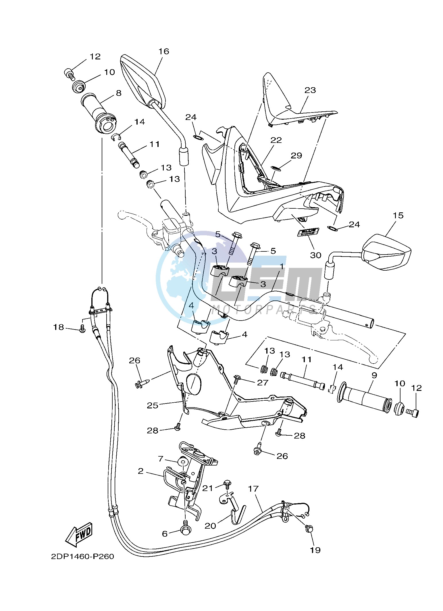 STEERING HANDLE & CABLE