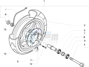 ICE 50 drawing Front wheel