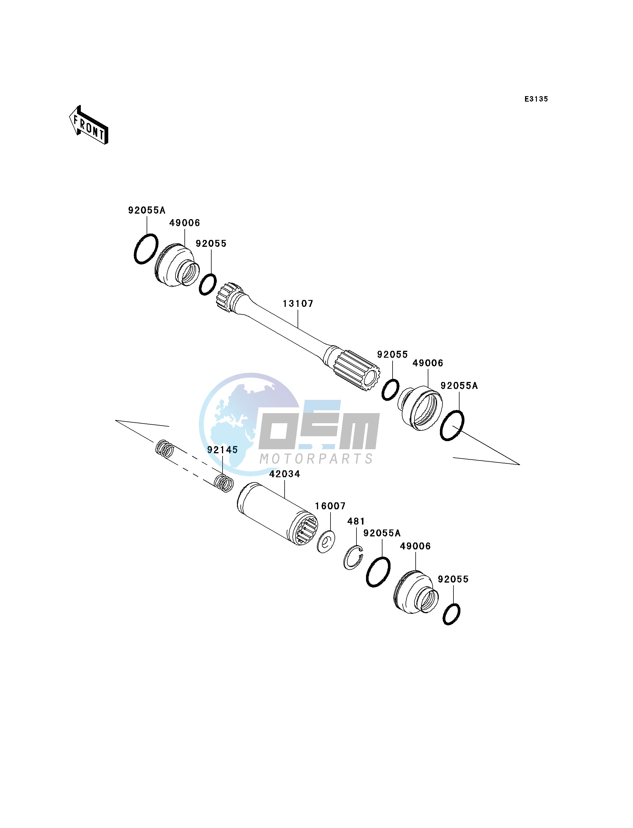 DRIVE SHAFT-PROPELLER