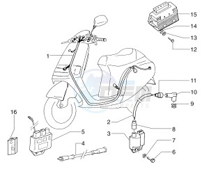 Skipper 125-150cc drawing Electrical systems