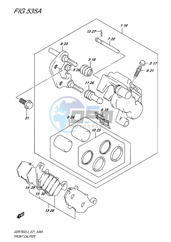 FRONT CALIPER