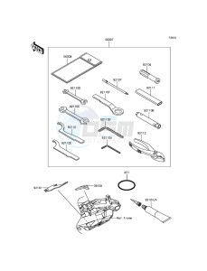 Z250SL_ABS BR250FFS XX (EU ME A(FRICA) drawing Owner's Tools