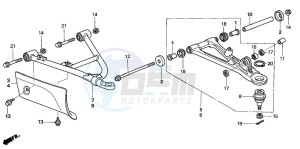 TRX680FA drawing FRONT ARM