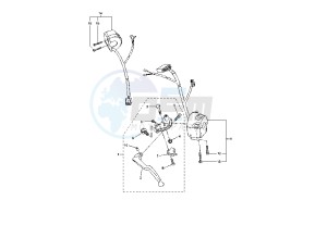 FZ1 1000 drawing HANDLE SWITCH