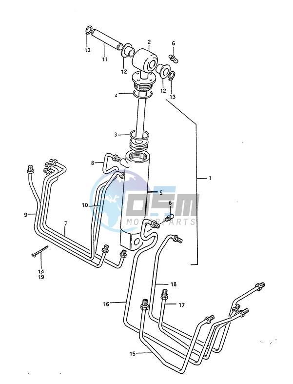 Tilt Cylinder (1988 to 1994)