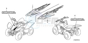 TRX90XD TRX90 Europe Direct - (ED) drawing MARK ( TRX90EX8/ X9/ XB/ XC/ XD/ XE)