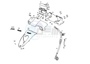 HUNTER - 50 cc drawing DASHBOARD UNIT