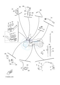 YP250RA EVOLIS 250 ABS (1YS8) drawing ELECTRICAL 2