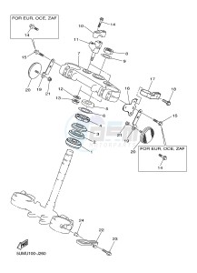 WR250F (1HC6 1HC7 1HC8) drawing STEERING