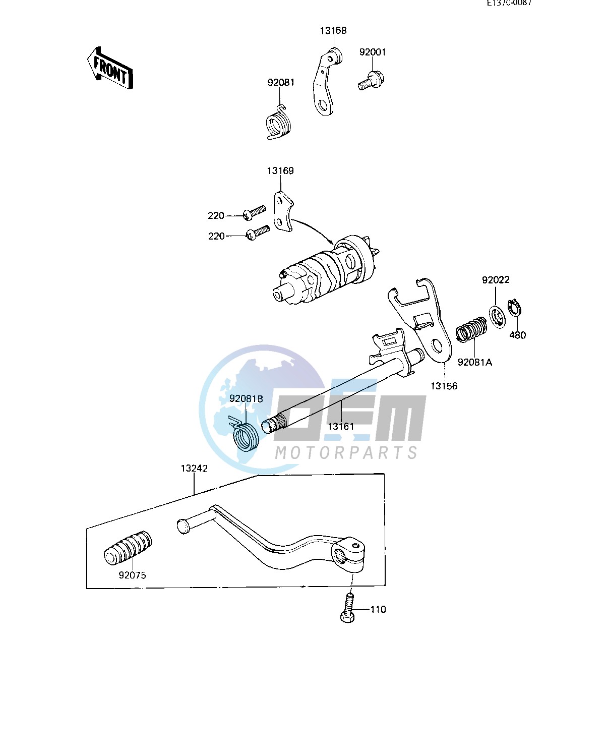 GEAR CHANGE MECHANISM