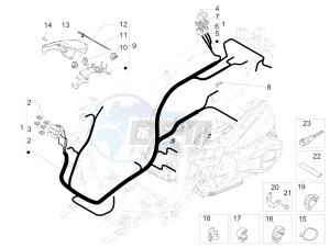 Liberty 150 iGet 4T 3V ie ABS (EMEA) drawing Main cable harness