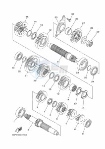 YFZ450R (BKDL) drawing TRANSMISSION