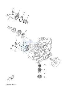 YZF-R125A YZF-R125 ABS R125 (BR61 BR61 BR61 BR61) drawing OIL PUMP