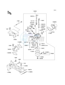 KAF 620 B [MULE 2520 TURF] (B6) [MULE 2520 TURF] drawing CARBURETOR