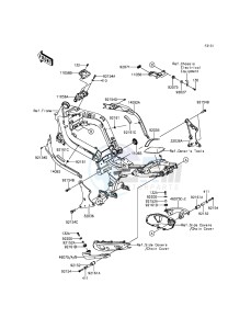 ER-6N ER650EGF XX (EU ME A(FRICA) drawing Frame Fittings