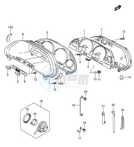 AN400 (E2) Burgman drawing SPEEDOMETER (AN400K5 K6 IMOBI)