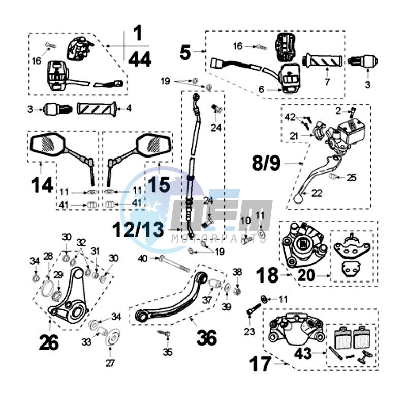 BRAKE SYSTEM HENTONG