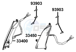 PEOPLE S 300 I drawing Front Winker